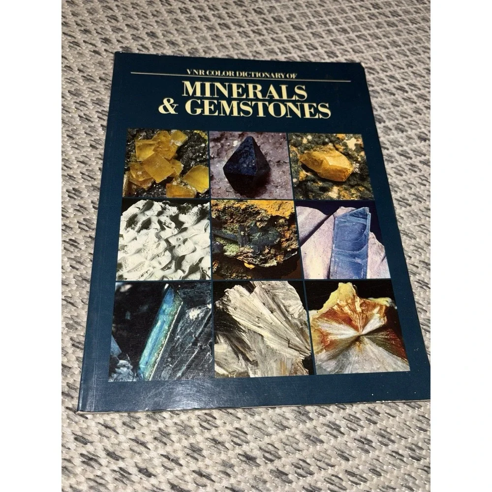 Mineral & Gemstones Vintage Paperback VNR Color Dictionary Mineralogy NonFiction